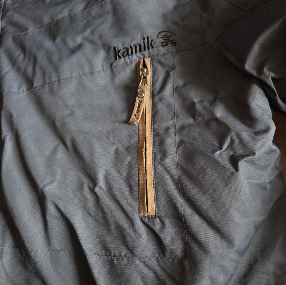 Mens XXL KAMIK Winter Jacket, Blue/charcoal - Picture 5 of 5